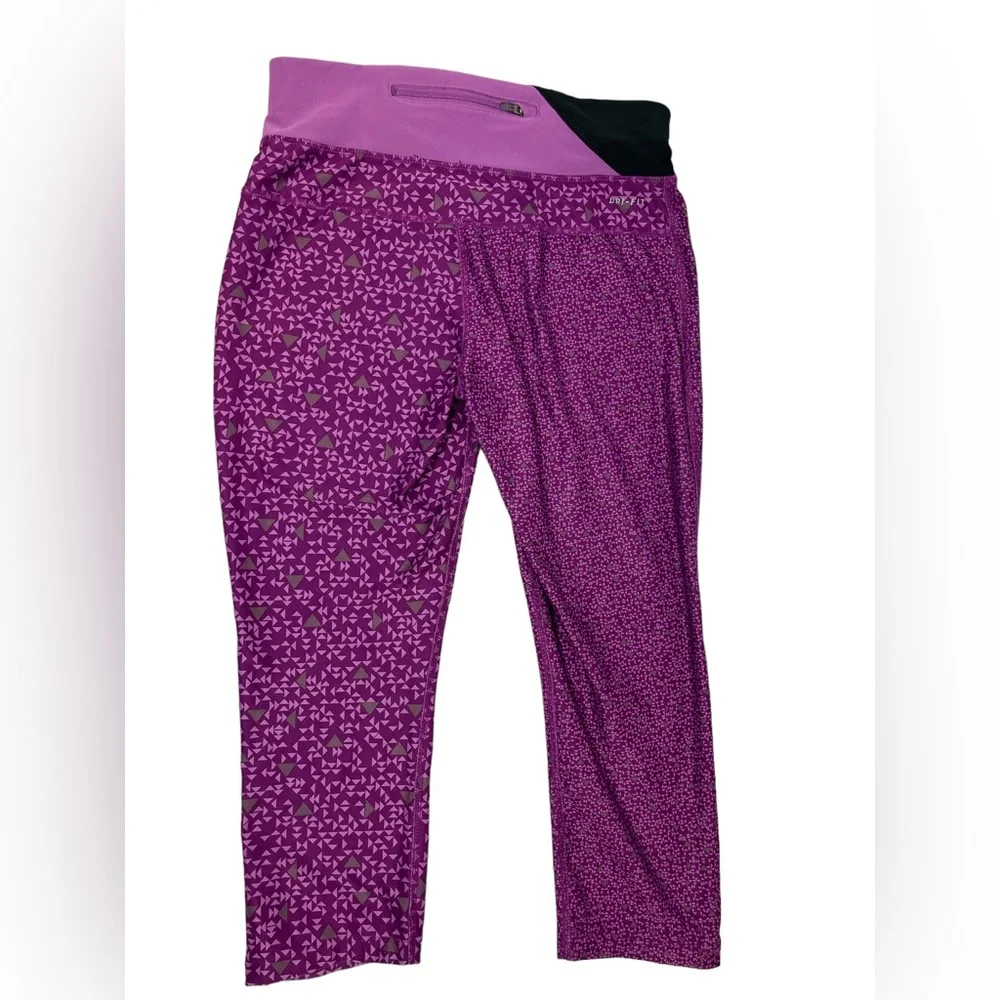 Nike dri‎ fit cropped leggings size small